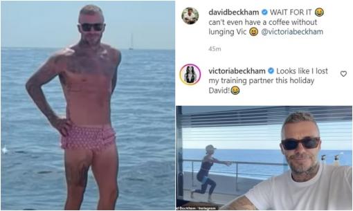 Bị ông xã David Beckham trêu đùa, Victoria ngay lập tức có hành động 'trả đũa' khiến dân tình 'đỏ mặt'