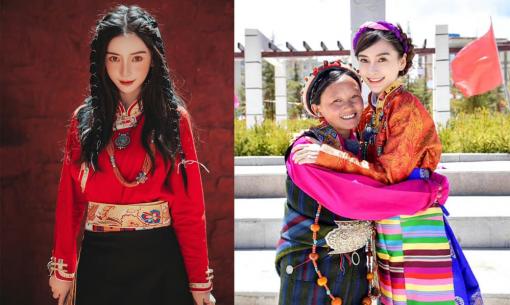 Angelababy khoe ảnh du lịch Tây Tạng: Mỹ nữ dù khoác lên trang phục nào cũng là mỹ nữ