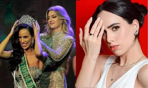 Nhan sắc người đẹp nói trôi chảy 5 thứ tiếng vừa đăng quang Hoa hậu Hoàn vũ Brazil 2022