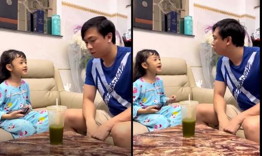 Con gái Hồ Việt Trung trổ tài diễn xuất cùng bố, dân tình rần rần: 'Tương lai nối nghiệp bố được rồi'