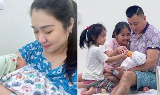 Bà xã Tự Long chia sẻ về hành trình sinh con thứ ba, khoe nhan sắc xinh đẹp sau khi 'vượt cạn'