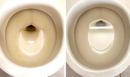 4 mẹo đơn giản giúp loại bỏ mảng bám vàng bẩn khó chịu trong bồn cầu