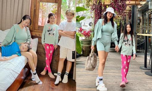 Ốc Thanh Vân đưa các con đi chơi Đà Lạt, ái nữ gây chú ý khi sở hữu chiều cao ngang cả vai mẹ