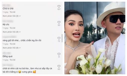 Cùng Lý Bình đu trend Tiktok, Phương Trinh Jolie bị mỉa mai tốn cả tỷ mua nên phải cố giữ chồng