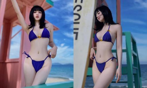 Tâm Tít khoe dáng cực nuột nà trong bộ bikini, vòng một thấp thoáng của mẹ hai con lại thiêu đốt biết bao ánh nhìn