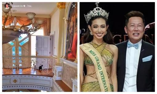 Chủ tịch Miss Grand International nhá hàng sương sương biệt thự, dân tình choáng váng vì y hệt cung điện