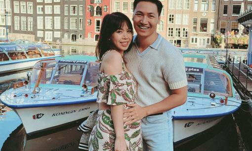 Mạnh Trường post ảnh mới nhất bên vợ bầu ở Hà Lan, lộ chi tiết thể hiện độ yêu chiều 