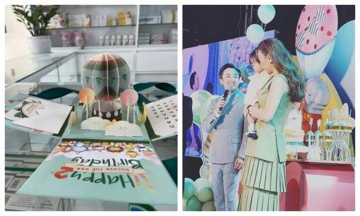 Không chỉ chi cả tỷ làm sinh nhật cho ái nữ, Cường Đô La - Đàm Thu Trang còn đầu tư 'thiệp khủng' như thiệp cưới