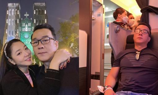 Chồng Hà Thanh Xuân hạnh phúc khoe được bà xã chăm sóc, lo lắng từng chút một 