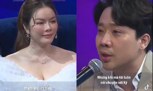 Trấn Thành bật khóc khi Lý Nhã Kỳ trở thành nữ chính trong một chương trình tìm kiếm người yêu
