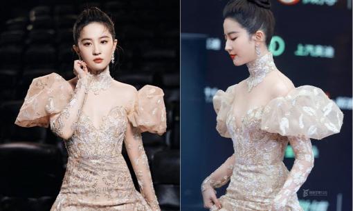Lưu Diệc Phi xuất hiện lộng lẫy như công chúa, nhan sắc xứng danh 'thần tiên tỷ tỷ'