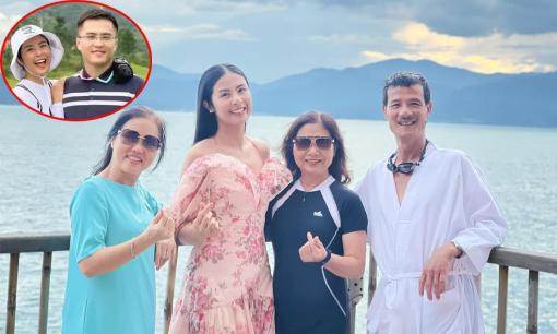 Hoa hậu Ngọc Hân đi du lịch kỉ niệm 12 năm đăng quang, gây thắc mắc vì không thấy sự xuất hiện của hôn phu 