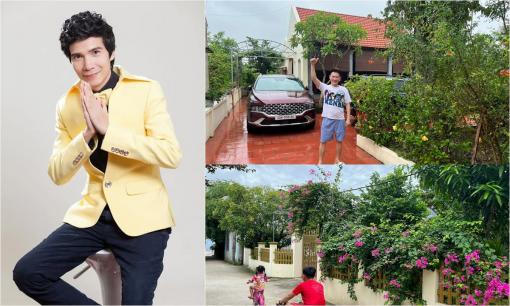 Khung cảnh ngôi nhà nhỏ ở quê thanh bình, rợp bóng cây của ca sĩ Hồ Quang 8