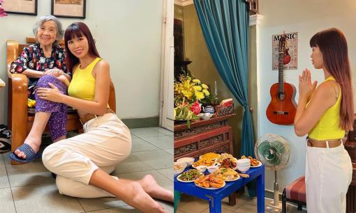 Siêu mẫu Hà Anh một mình bay về Hà Nội để có mặt trong ngày giỗ ông, chia sẻ khiến nhiều người xúc động