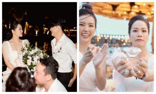 Nhật Kim Anh được hội bạn tặng kim cương khủng vào sinh nhật trên bãi biển, TiTi cũng xuất hiện chúc mừng 'tình tin đồn'