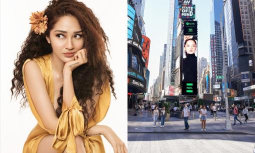 Bảo Anh bất ngờ xuất hiện ở Quảng trường Thời Đại New York với hình ảnh siêu ấn tượng 