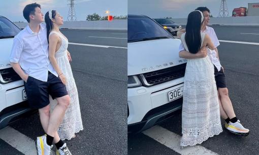 MC Bạch Lan Phương đăng ảnh ôm ấp diễn viên Huỳnh Anh giữa đường, tiết lộ chồng sắp cưới đã thay đổi để tốt hơn