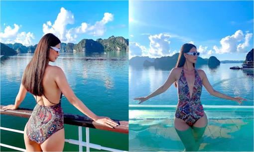 Á hậu Thanh Hoài khoe dáng nuột nà với đồ bơi, nhan sắc hiện tại ra sao sau nhiều năm 'ở ẩn' showbiz?