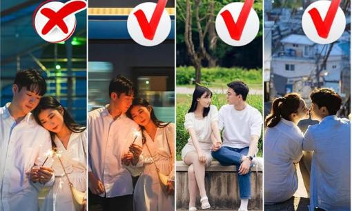 Kỹ năng tạo dáng chụp ảnh cặp đôi rất phổ biến, chụp ảnh cặp đôi đẹp, ngày nào cũng như ngày Lễ tình nhân