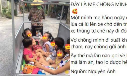 Con dâu đăng ảnh mẹ chồng một mình chăm 6 đứa cháu, nghe tâm sự ai cũng xót lòng
