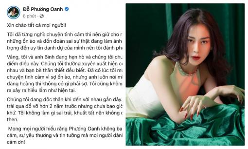 Phương Oanh và Shark Bình đồng loạt lên tiếng trước ồn ào: 'Chúng tôi đang độc thân khi đến với nhau gần đây'