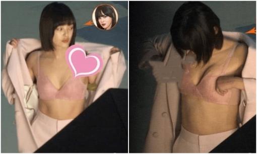 Ác nữ 'Như Ý truyện' quay quảng cáo đồ lót ở tuổi 36, vô tư cởi cúc áo và chỉnh lại ngực trước ống kính