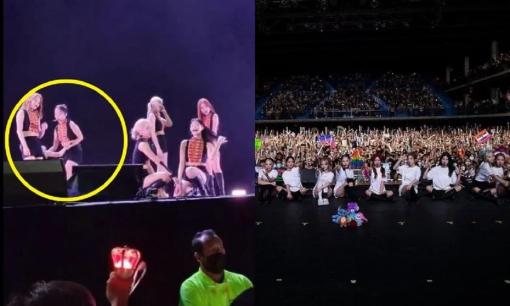 Nữ idol Kpop Yeojin (Loona) bất ngờ gục ngã trên sân khấu khi đang biểu diễn