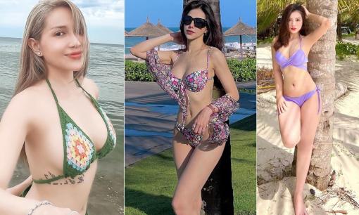 Hội mỹ nhân và gái xinh tung ảnh bikini nóng bỏng trong kỳ nghỉ lễ 2/9: Khả Như 'bốc lửa'; Lưu Đê Ly dáng nuột 