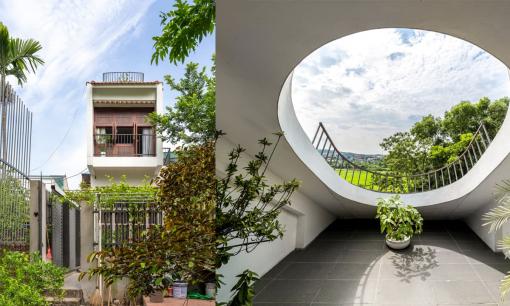 Thiết kế nhà 3 tầng với khoảng sân thượng độc đáo, không gian sống tràn ngập ánh sáng