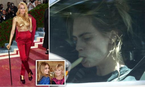 Sức khỏe đáng lo ngại của siêu mẫu đình đám Cara Delevingne: Hút thuốc, mắt thâm quầng, ngoại hình tuột dốc