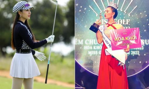 Nhan sắc đời thường của người đẹp vừa đăng quang Hoa khôi Golf Việt Nam 2022 