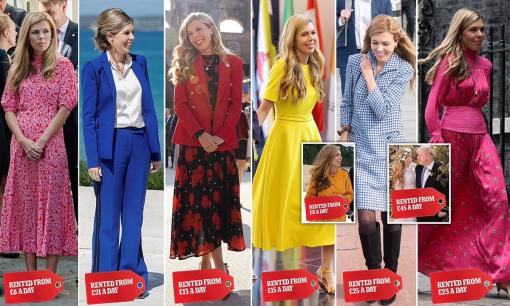 Phu nhân cựu Thủ tướng Anh Boris Johnson gây sốt với những trang phục giá rẻ đi thuê khi tham gia sự kiện, có bộ chỉ vài trăm nghìn