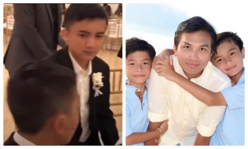 Hiếm hoi lộ chân dung 2 quý tử nhà Mạnh Quỳnh ở thì hiện tại, con đầu lòng là phiên bản nâng cấp của nam danh ca