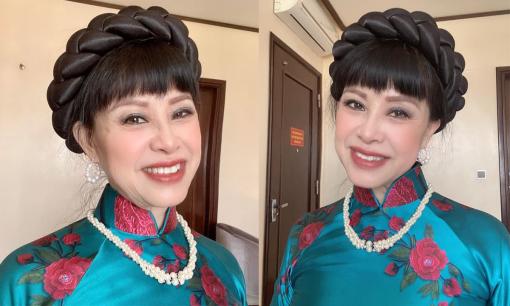 Nhan sắc tươi trẻ của NSƯT Hồng Liên ở độ tuổi U70 gây bất ngờ