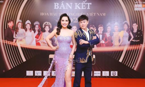 Nhà thiết kế Tommy Nguyễn lịch lãm trong vòng bán kết Hoa hậu thương hiệu Việt