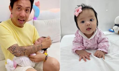 Lần đầu xuất hiện trên Facebook, cháu ngoại Minh Nhựa đã gây sốt với vẻ ngoài cực yêu 