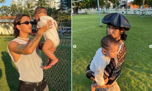 Decao và Lâm Minh đăng loạt ảnh gia đình hạnh phúc sau ồn ào, dân mạng lại tập trung chú ý vào kiểu tóc của nhóc tỳ