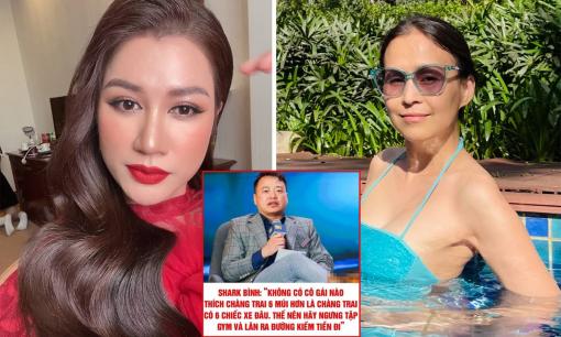 Shark Bình: 'Không cô gái nào thích chàng trai có 6 múi hơn chàng trai có 6 chiếc xe', Trang Trần và vợ cũ Huy Khánh phản ứng ngược