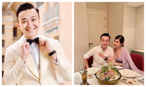 Chồng sắp cưới của Lê Âu Ngân Anh khoe ảnh mặc đồ chú rể cực xịn xò