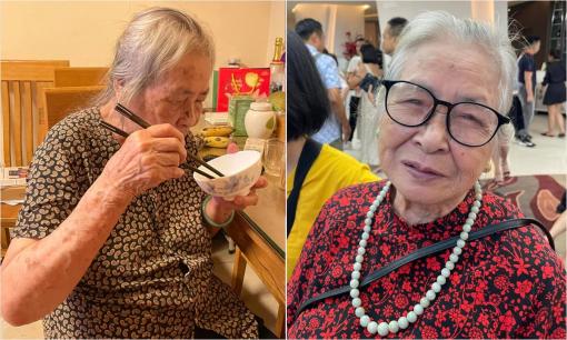 NSND Lan Hương 'Bông' xúc động khi mẹ đã 90 tuổi vẫn đi chợ mua ốc, mua cua về giã nấu bún riêu để phần con gái