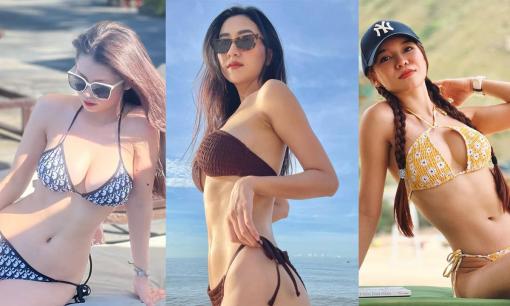 Hội gái xinh tung loạt ảnh bikini đầu thu khiến dân tình 'mê không lối thoát'