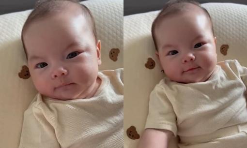 Phạm Quỳnh Anh đưa con gái út đi Đà Lạt chơi, nhìn gương mặt buồn ngủ mà cưng hết nấc