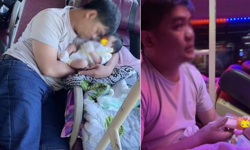 Xót xa câu chuyện ông bố trẻ bế con sơ sinh mới 15 ngày tuổi về quê gửi ông bà nội vì mẹ bỏ đi 