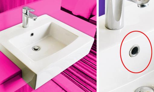 Bồn rửa mặt nào cũng có một lỗ nhỏ, chúng có tác dụng gì? Những chi tiết ẩn trong cuộc sống không phải ai cũng biết