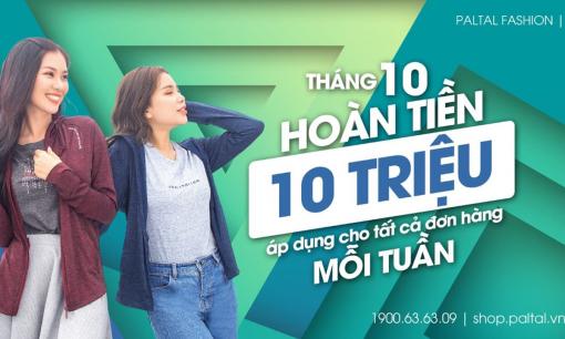 PALTAL hoàn tiền đến 40 triệu đồng khi mua áo khoác chống nắng, nội y kháng khuẩn, váy ngủ, bộ mặc nhà