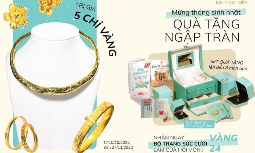 KNT chơi lớn tặng 5 chỉ vàng 24 cùng nhiều phần quà độc quyền nhân dịp sinh nhật