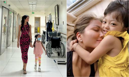 H'Hen Niê lo đến mất ăn mất ngủ khi con gái nuôi bị ốm, đích thân đưa đến bệnh viện khám
