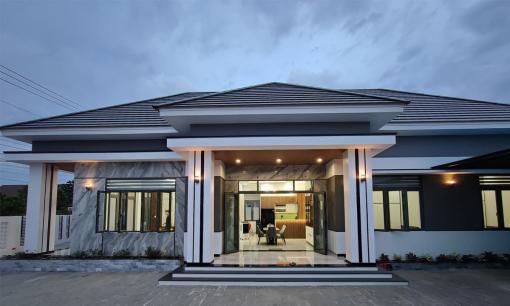 Mẫu nhà cấp bốn mái Nhật đang được ưa chuộng, không gian sống nhìn là mê