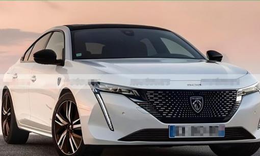 Peugeot 508 mới lộ diện xe thật, cửa không khung + LOGO đen nhám, tùy chọn hệ thống hybrid plug-in 1.6T?