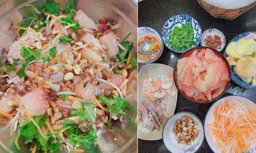 Bưởi làm nộm thanh mát siêu ngon, 'đổi gió' cho thực đơn cơm nhà ngày cuối tuần 